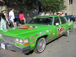 The Green Bluesfestmobile