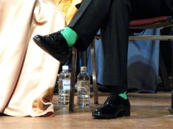 Micheal Bhardwaj's socks