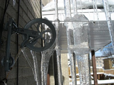 Hanging the Icicles Out to Dry