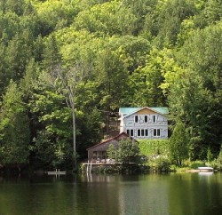 The cottage and the house