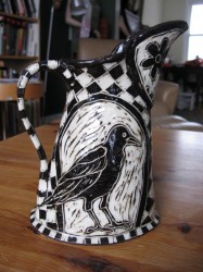 Crow pitcher
