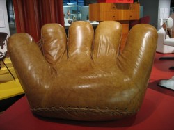 Baseball glove chair