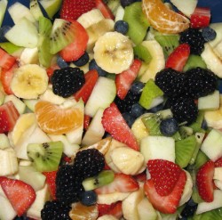 A mountain of fruit