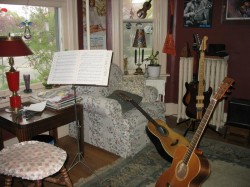 The music room