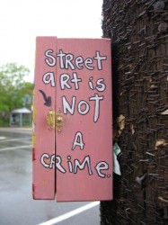 Street Art is Not a Crime