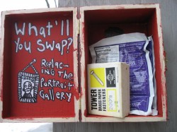 Inside the Portrait Gallery Swap Box