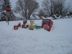 Newspaper boxes