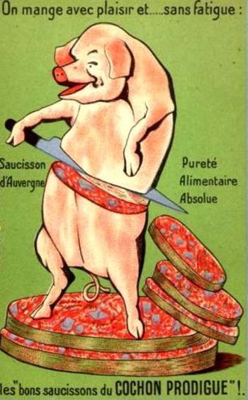 vintage pork ad